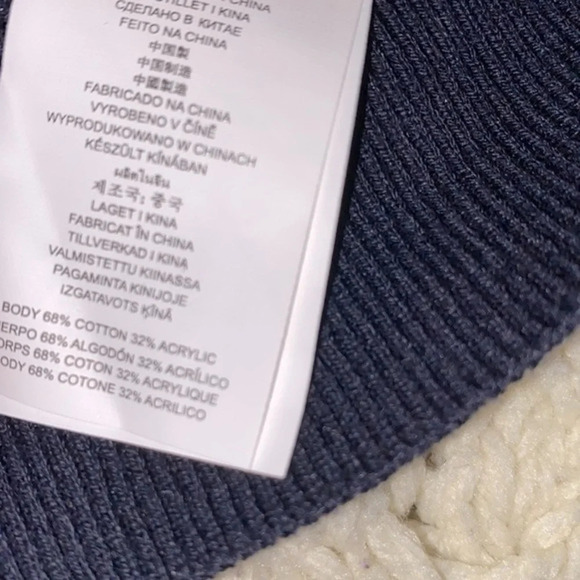 Michael Kors navy blue turtleneck sweater size small - Picture 5 of 7